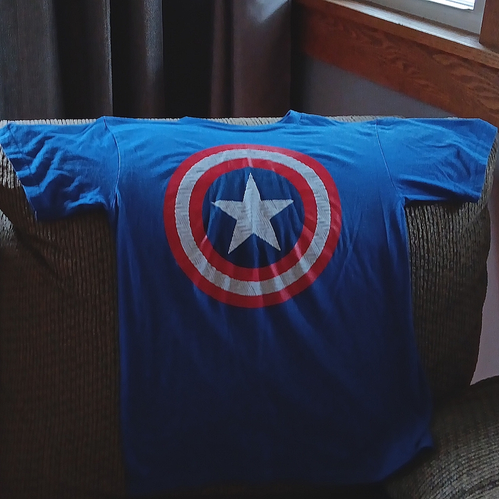 Marvel men's captain america t shirt